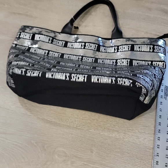 Victoria's Secret Shimmering Black and Silver Tote - Picture 7 of 7